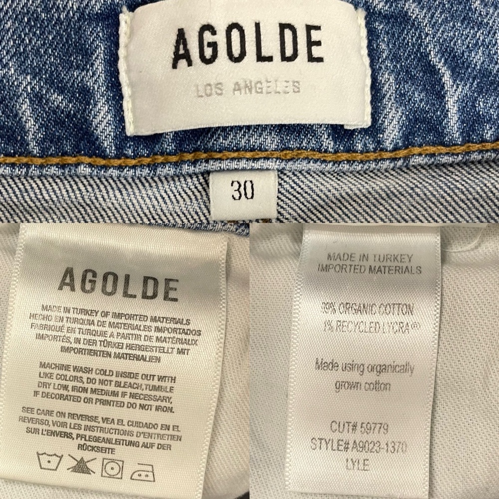 Agolde Lyle Low Rise Slim Fit - Picture 8 of 14